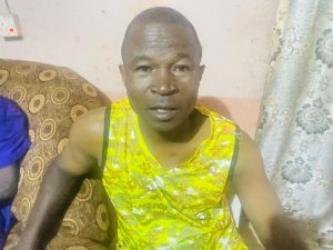 Pastor Yohanna in his residence