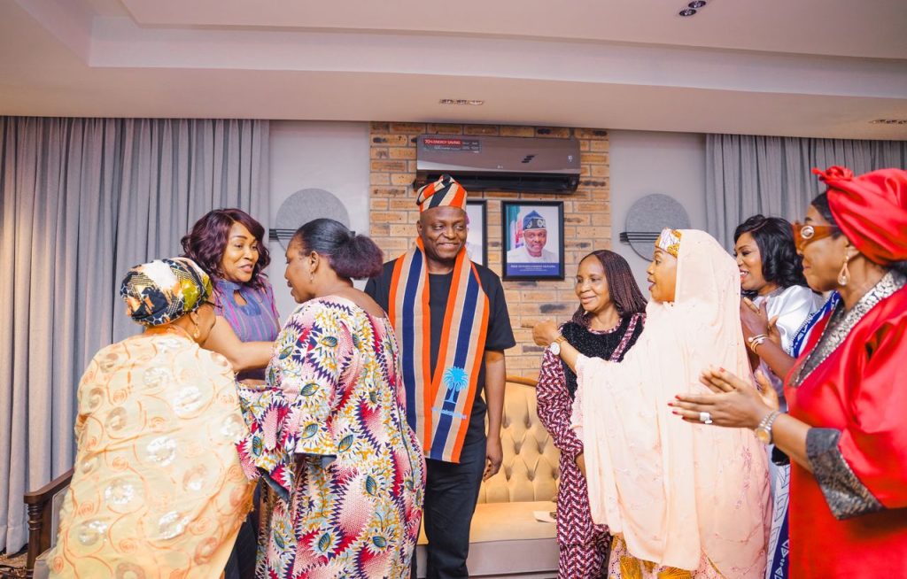 APC chairman Nentawe Yilwatda meets women leaders to discuss 2027 election strategy.
