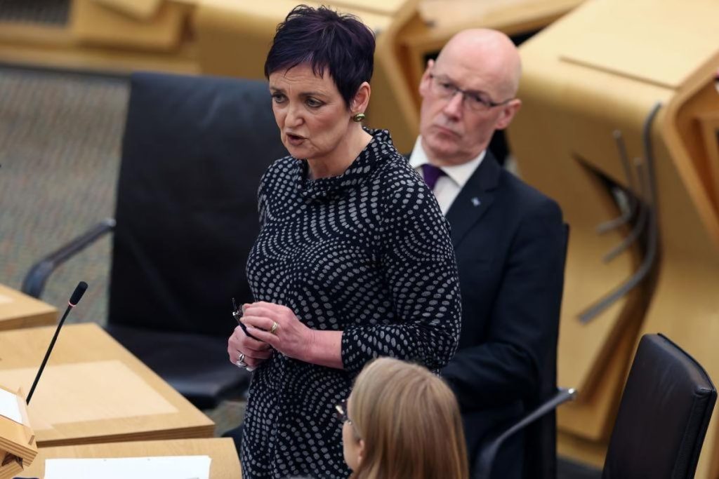 Scottish justice secretary Constance faces no-confidence vote over grooming gangs row Angela Constance