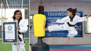 Samyuktha Narayanan — 7 years, 270 days (youngest female Taekwondo instructor)