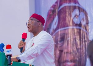 Imo State Governor Hope Uzodimma who moved APC motion to adopt Tim