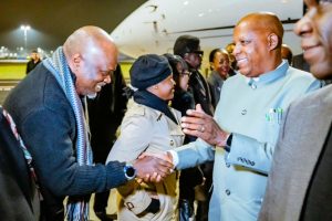 Vice President Kashim Shettima arrives in Switzerland