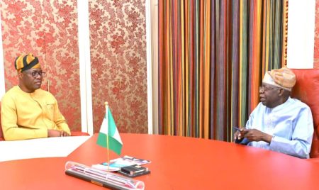 Makinde Meets Tinubu Behind Closed Doors at Aso Rock