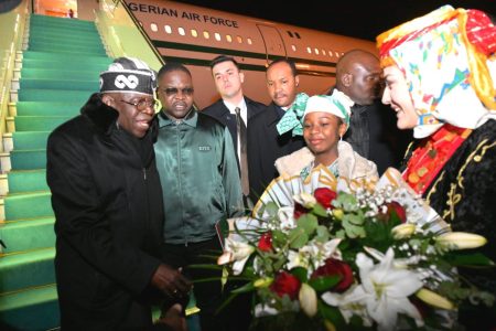 Tinubu Arrives Ankara on State Visit to Deepen Nigeria–Türkiye Ties