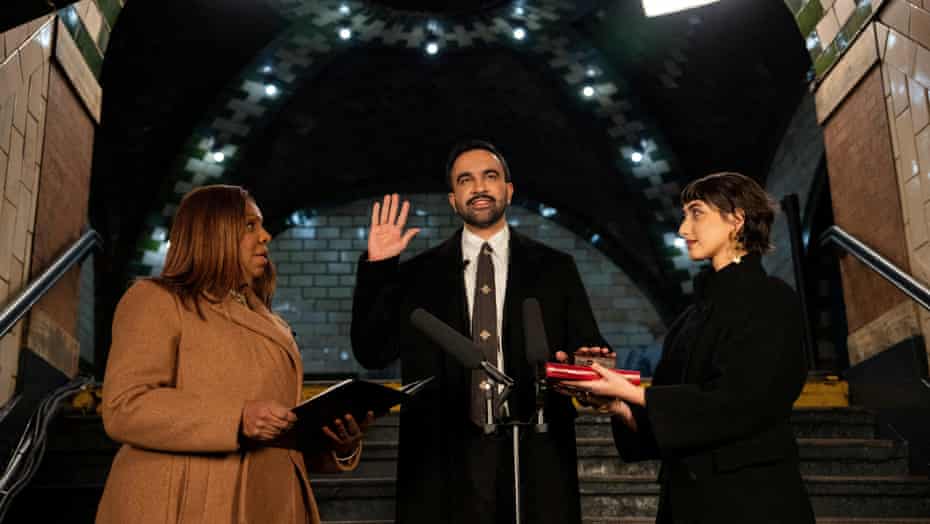 Zohran Mamdani sworn in as New York City mayor in midnight ceremony