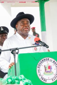 Diri urges corporate giants to partner with military Governor Douye Diri of Bayelsa State