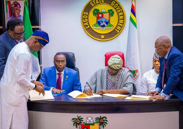 Sanwo-Olu signs N4.4trn 2026 budget to transform Lagos Babajide Sanwo-Olu signing the budget into law