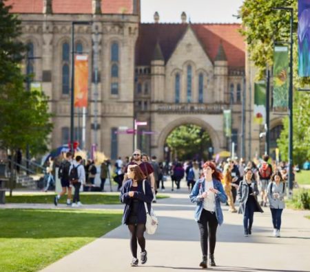 UK students on campus