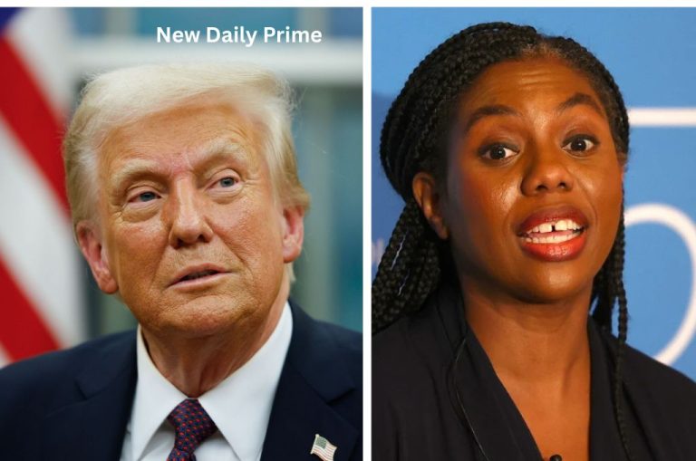 President Donald Trump and UK Conservative leader Kemi Badenoch