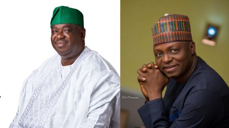 Governor Caleb Mutfwang, and APC National Chairman, Nentawe Yilwatda.