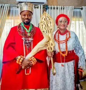 Olu of Warri honours first lady with prestigious Itsekiri title Olu of Warri honours first lady with prestigious Itsekiri title