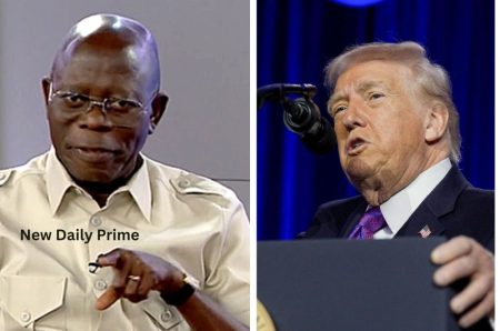 Senator Oshiomhole and President Trump