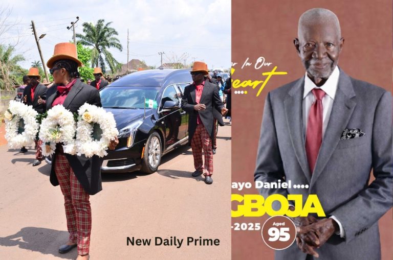 Govs, Clergy bid farewell to legendary principal, Chief Adedayo Ogboja e is the corrected version: “The burial of Chief Adedayo Ogboja was held on 14 February 2006