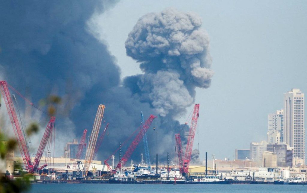 US, Israel launch major assault on Iran as Middle East war fears surge Smoke rises after Iran struck the US Navy 5th Fleet headquarters in Bahrain