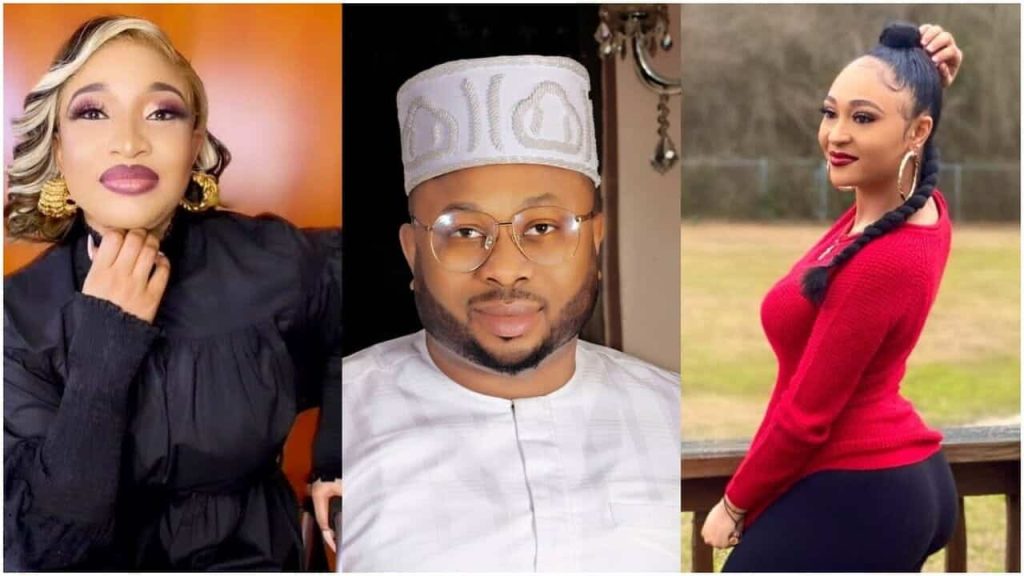 Tonto Dikeh, Churchill and Rosy Meurer