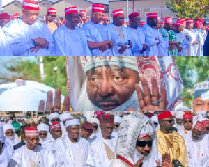 Kano witnesses three separate Eid prayers amid deepening Emirate, Political divisions Worshippers gathered at separate Eid grounds in Kano State as rival leaders including Muhammadu Sanusi II and Aminu Ado Bayero led parallel prayers.