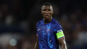 Caicedo ends Real Madrid talk, vows to become Chelsea legend Moisés Caicedo in Chelsea kit speaking during an interview about his commitment to the club.