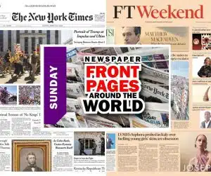 Front Pages of Global Newspapers — Key Headlines (March 2026)