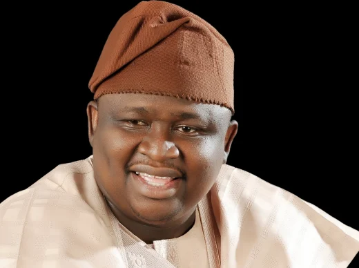 Yayi urges supporters to avoid attacks ahead of Ogun 2027 governorship race Senator Solomon Adeola speaking at a political event while addressing supporters on unity within the APC in Ogun State.