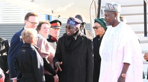 Uk Officials welcome President Bola Tinubu and First Lady, Senator Oluremi Tinubu to London 