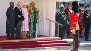 King Charles Hosts Tinubu as Britain Records Warmest Day of the Year