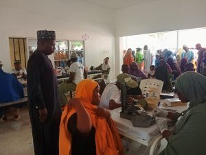 NYSC delivers free medical care to 757 residents in Jigawa outreach NYSC medical corps members attending to residents during a free healthcare outreach at Chamo Primary Health Care Centre in Dutse, Jigawa State.