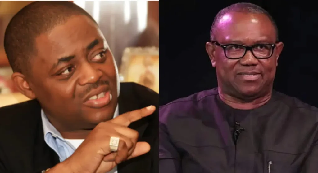 Fani-Kayode criticizes Peter Obi’s Abacha comments, declares he will never be President” Fani-Kayode criticises Peter Obi over controversial remarks on Abacha and pro-democracy activists.