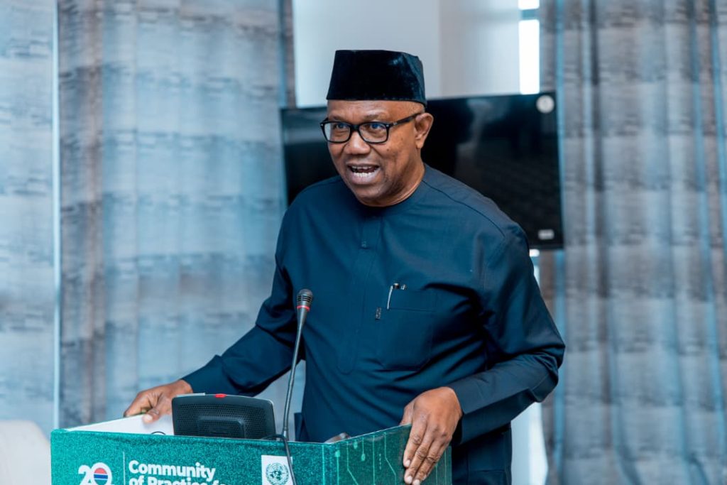 Obi calls US evacuation directive ‘bad omen’, urges urgent action on insecurity Peter Obi addressing the public while reacting to the US security advisory on Nigeria and evacuation of embassy staff in Abuja.