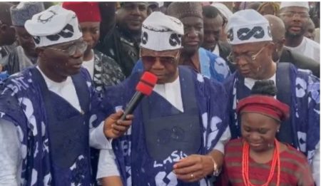 Senate President, Godswill Akpabio, on Wednesday inaugurated key infrastructure projects in Lagos on behalf of President Bola Tinubu, as the Tinubu