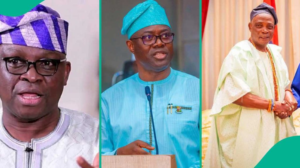 Ayo Fayose alleged that Seyi Makinde was plotting to remove the Olubadan, Rasidi Adewolu Ladoja, urging the public to watch developments closely.