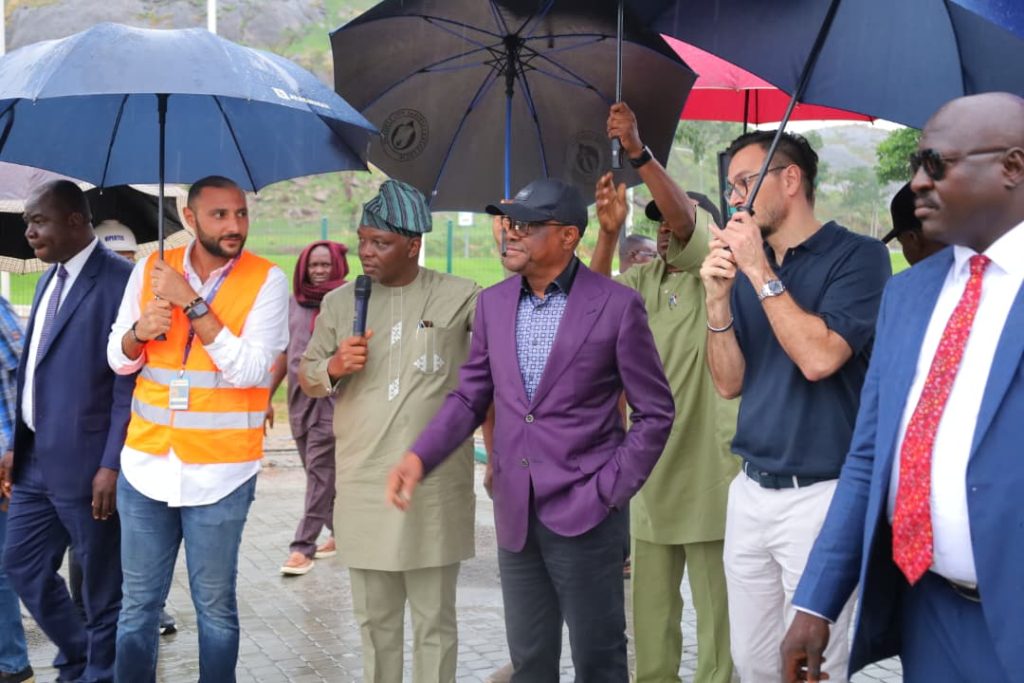 Wike reacts to Fubara’s exit from governorship race, cites political agreement FCT Minister Nyesom Wike speaking during an infrastructure inspection tour in Abuja addressing Rivers State political developments.