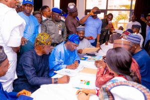 Lagos deputy gov Hamzat submits nomination for governorship election
