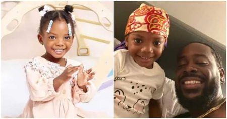 Adekunle Gold, daughter, Deja