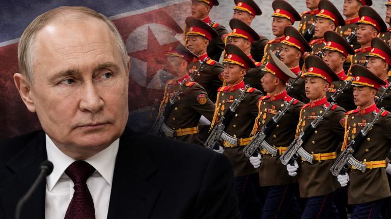 North Korean troops march in Moscow as Putin shows new alliance