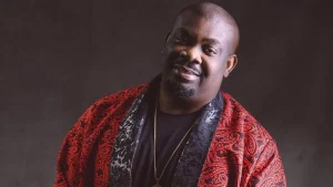 Don Jazzy speaking during a podcast interview about Afrobeats music creation and the Mo’Hits Records era.