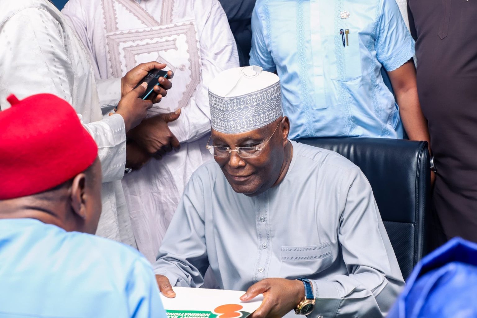 Atiku submits ADC 2027 presidential nomination form