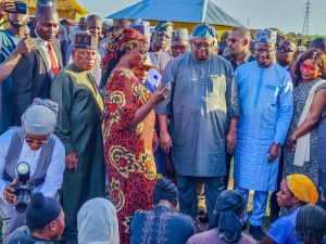 Bernard Doro and Governor Caleb Mutfwang at Barkin Ladi LGA