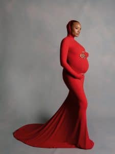 Nigerian celebrity maternity fashion