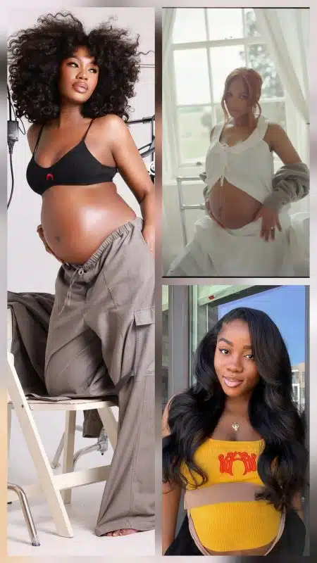 Nigerian celebrity maternity fashion