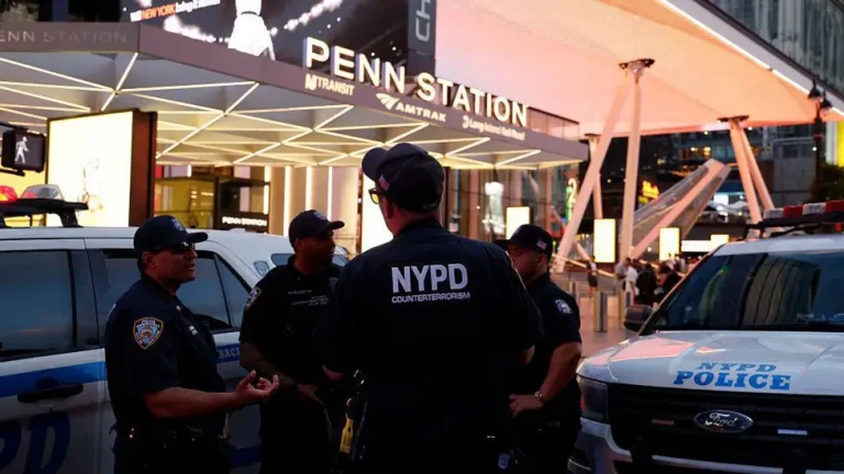New York city on alert after five stabbed at Penn Station significant police presence at the station after the incident