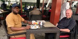 Dr Bernard Doro and Justin Welby at a Private Dinner