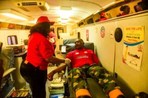 AFBC seeks greater support for voluntary blood donation In its bid to ensure the availability of safe blood throughout the country, the Armed Forces Blood Centre (AFBC) has urged government institutions